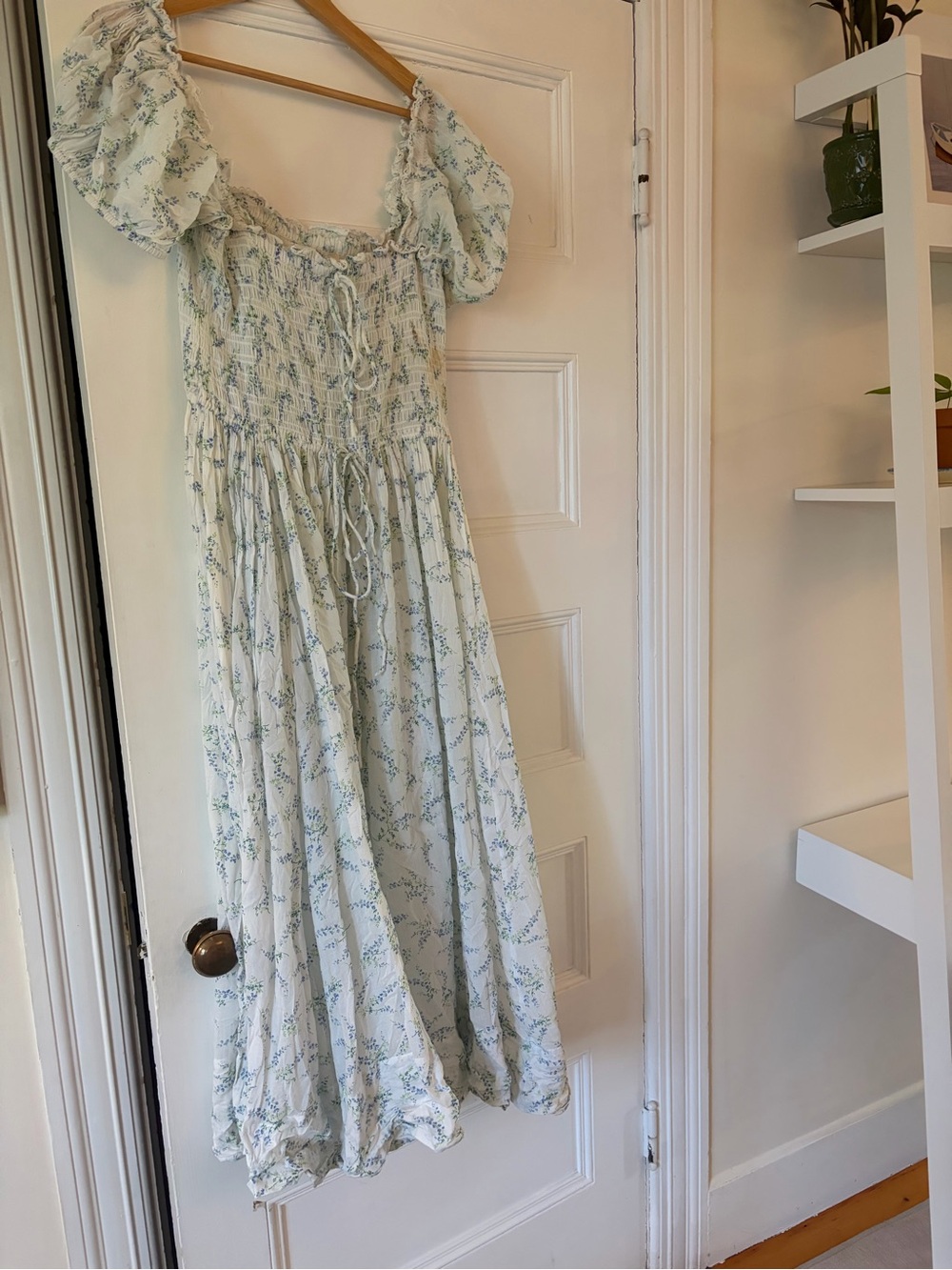 Doen Stanza Dress in Blanc Bluebell, size L. *SEE PHOTOS*